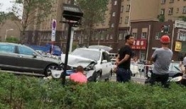 吉林市解放西路爆料新闻,事故现场紧急救援中